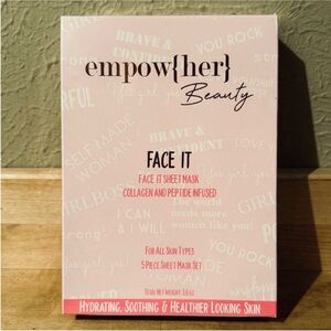 NWT Empow{her} Beauty Face It Sheet Masks